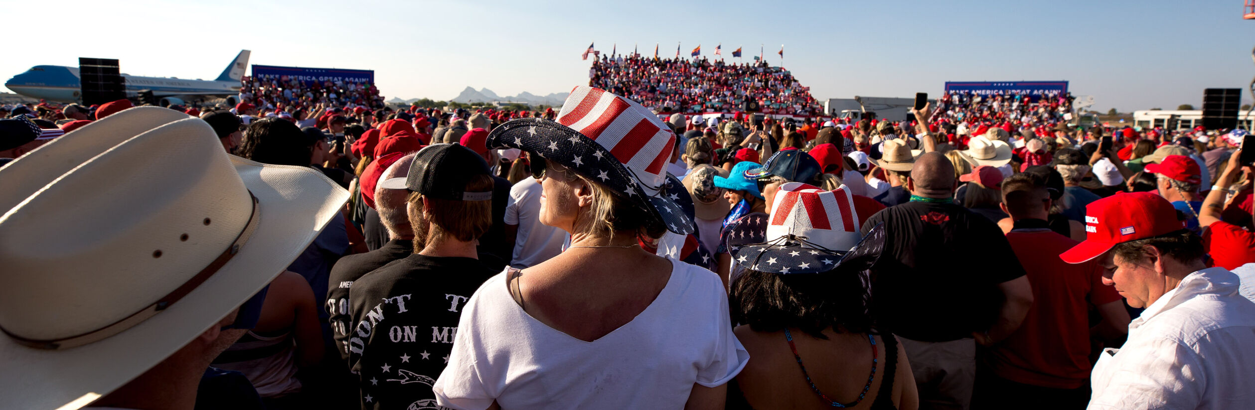 President Trump in Tucson